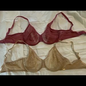 Goddard ‘Glossies’ underwire, sheer lace.